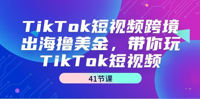 TikTok短视频跨境出海撸美金，带你玩TikTok短视频(41节课)-菜菜网创