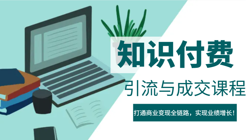 IP合伙人知识付费虚拟项目，引流与成交课程，打通商业变现全链路，实现业绩增长！-菜菜网创