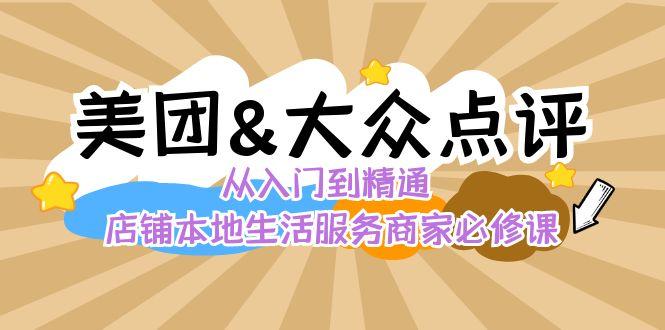 美团+大众点评 从入门到精通：店铺本地生活 流量提升 店铺运营 推广秘术 评价管理-菜菜网创