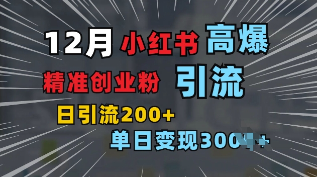 小红书一张图片“引爆”创业粉，单日+200+精准创业粉 可筛选付费意识创业粉【揭秘】-菜菜网创