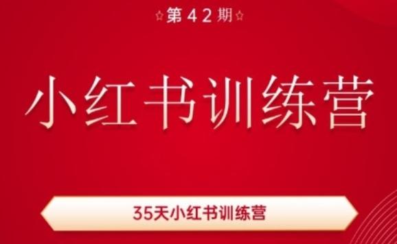 35天小红书训练营(42期)，用好小红书，做你喜欢又擅长的事，涨粉又赚钱-菜菜网创